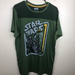 Green Star ⭐️ Wars Graphic Tee Sz. XL